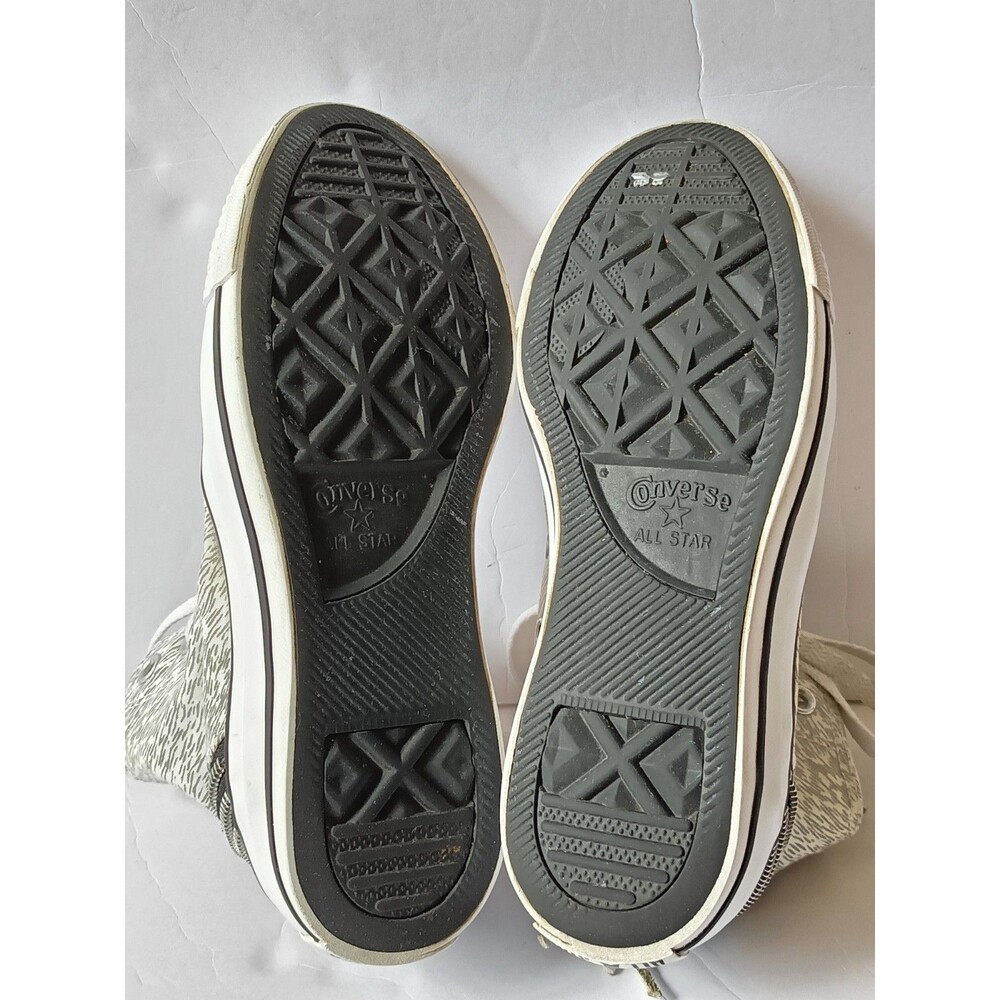 Converse All Star Chuck Taylor Shoes Women's Size 7 Reflective Tri Zip Sneakers - Picture 11 of 11